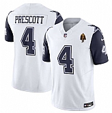 Men's Dallas Cowboys #4 Dak Prescott Navy 2023 F.U.S.E. With Walter Payton Patch Alternate Vapor Limited Stitched Jersey,baseball caps,new era cap wholesale,wholesale hats